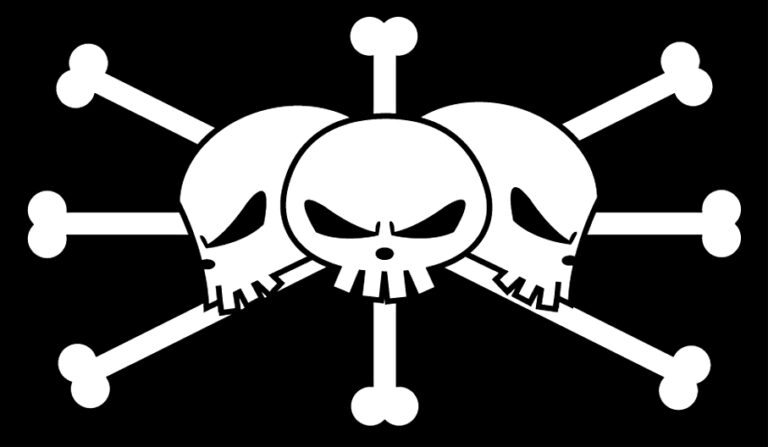 What does Blackbeard’s flag mean in One Piece?