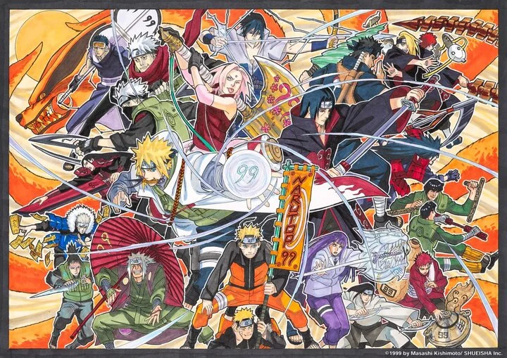 Naruto Popularity Poll Regional Rankings